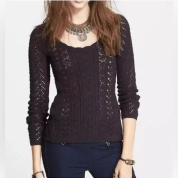 Free People Tie Back Sweater - Picture 15 of 15